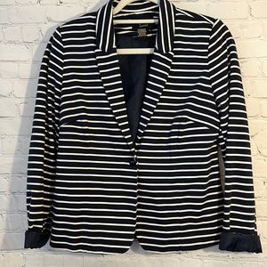 Jules & Leopold striped lined blazer